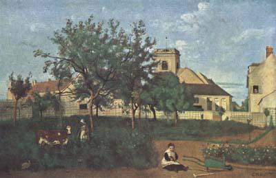 Jean Baptiste Camille  Corot Rosny-sur-Seine (mk11) Sweden oil painting art